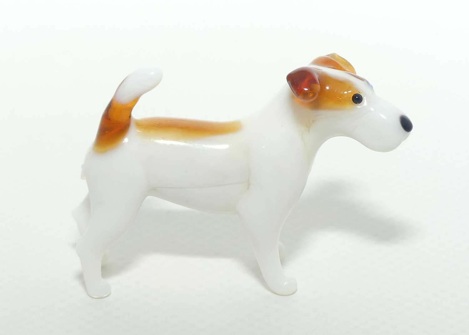 Fine quality Russian Lampwork Glass Jack Russell Terrier