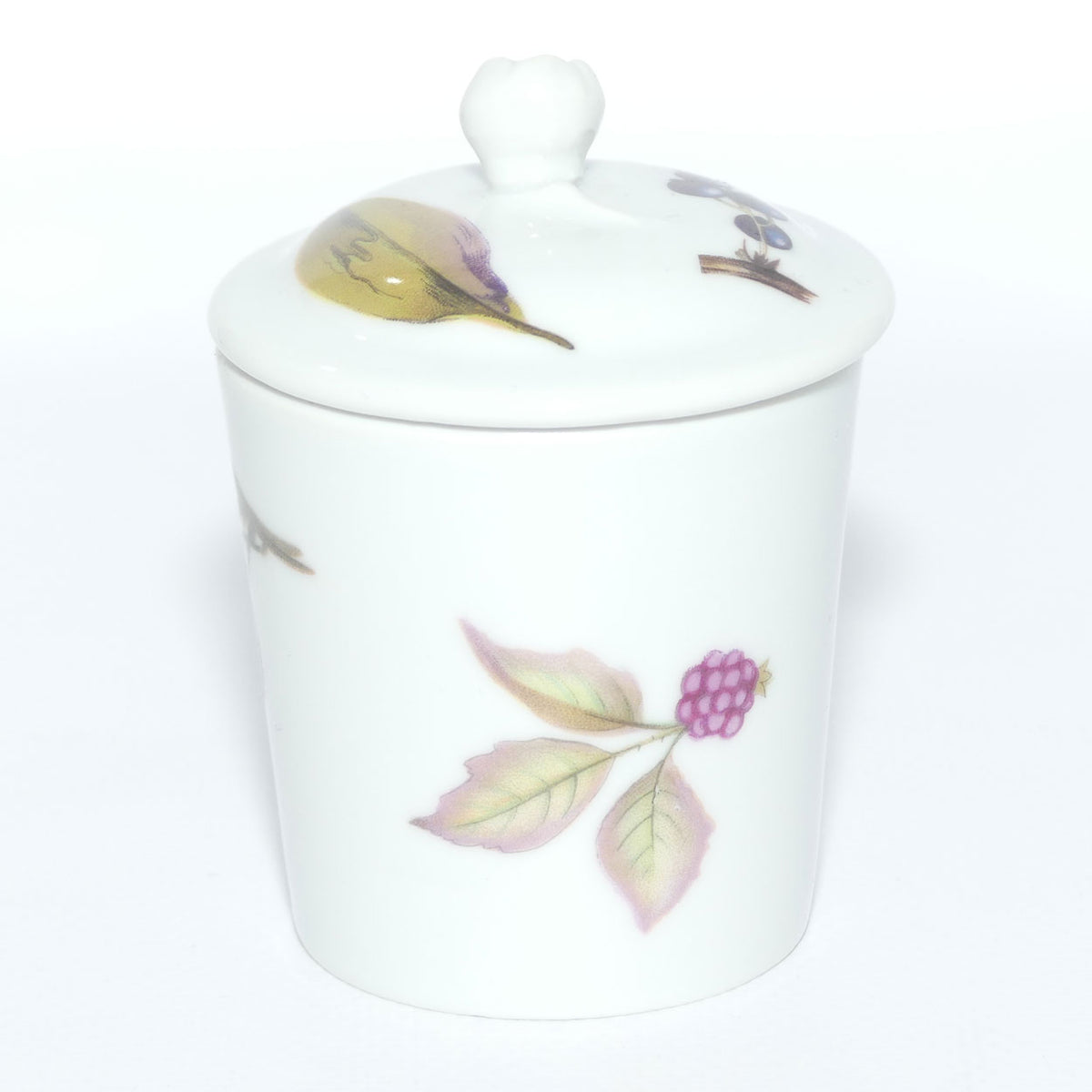 Royal Worcester Fine Porcelain | Evesham pattern | jam pot