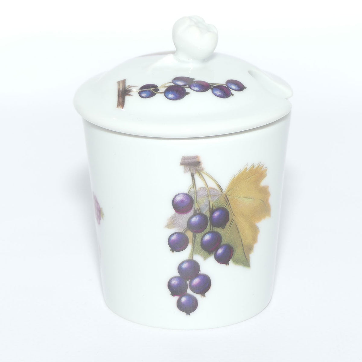 Royal Worcester Fine Porcelain | Evesham pattern | jam pot