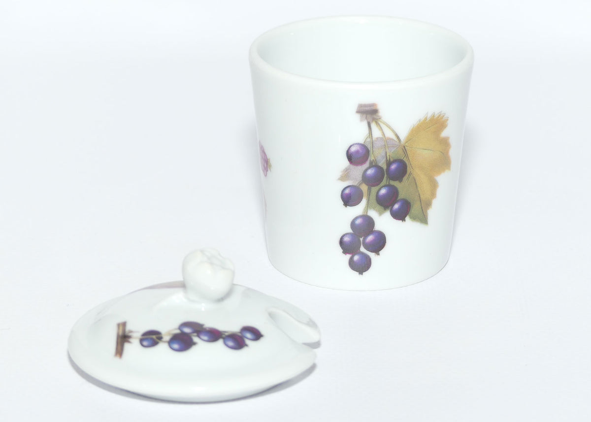 Royal Worcester Fine Porcelain | Evesham pattern | jam pot