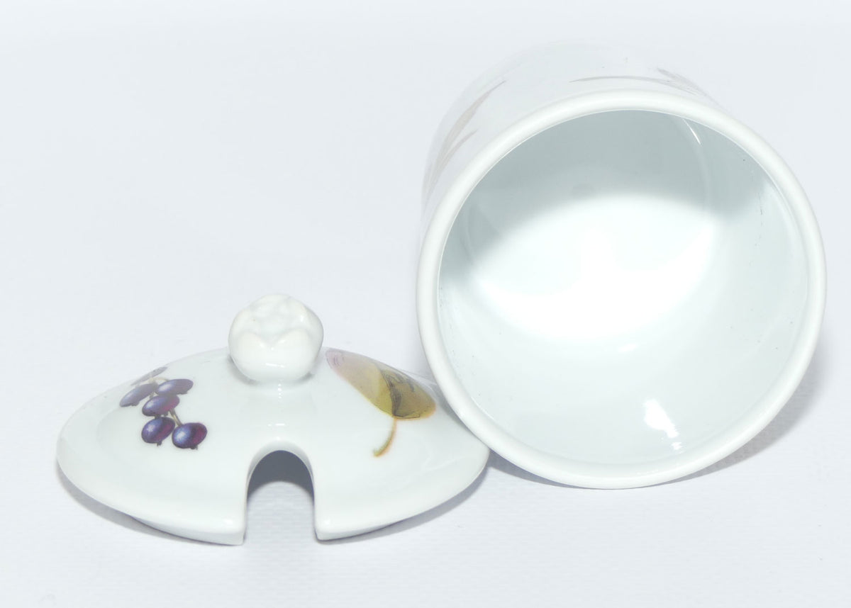 Royal Worcester Fine Porcelain | Evesham pattern | jam pot