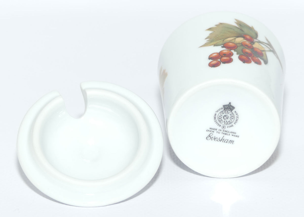 Royal Worcester Fine Porcelain | Evesham pattern | jam pot