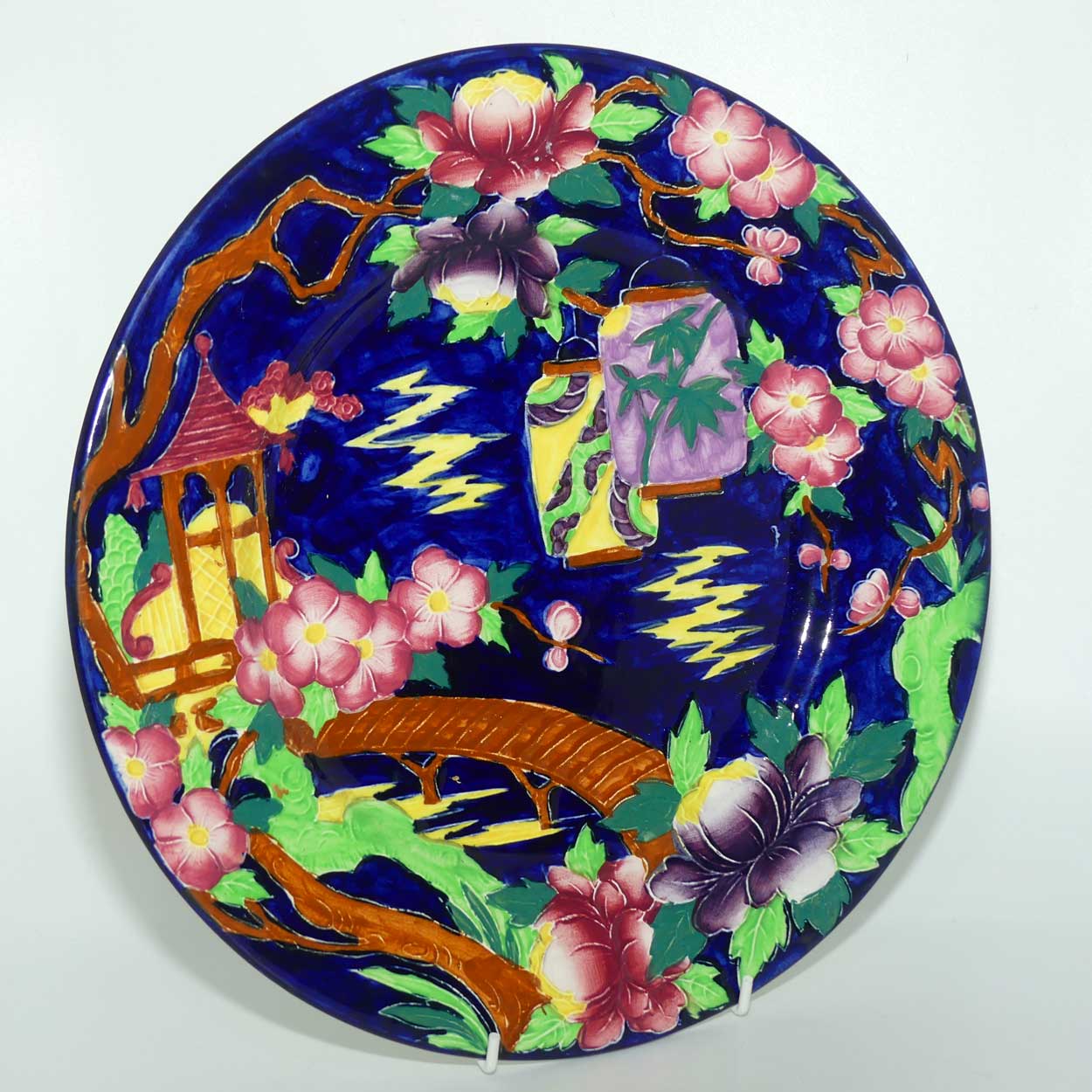 Maling plate Japanese Lantern 6067