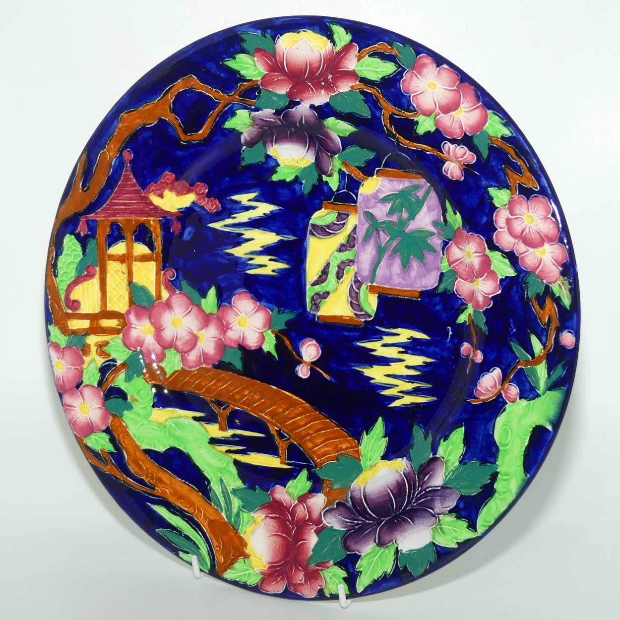 Maling plate Japanese Lantern 6067