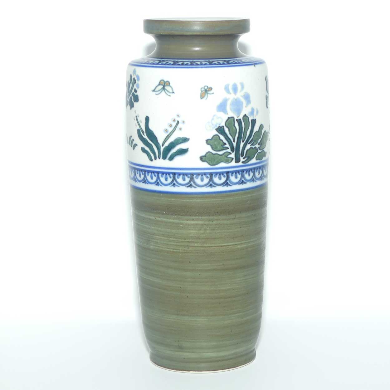 Mid 20th Century Japan Pottery Faience Vase