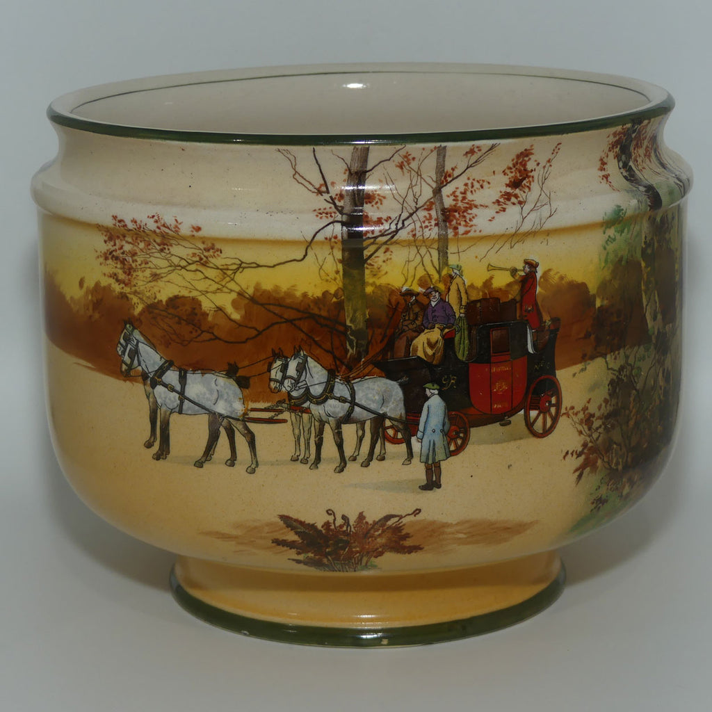 Royal Doulton Coaching Days jardiniere | Flower Bowl D2716