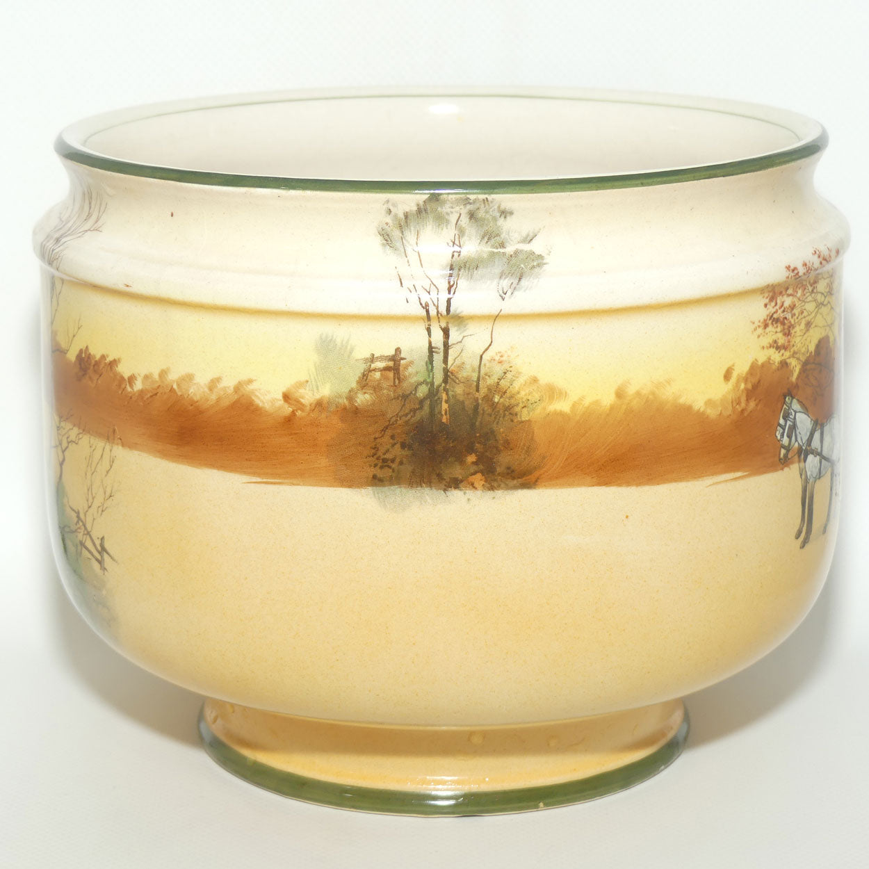 Royal Doulton Coaching Days jardiniere | Flower Bowl D2716