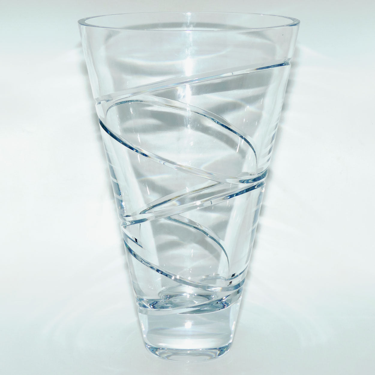 Stuart Crystal Aura by Jasper Conran tall vase | 37cms tall