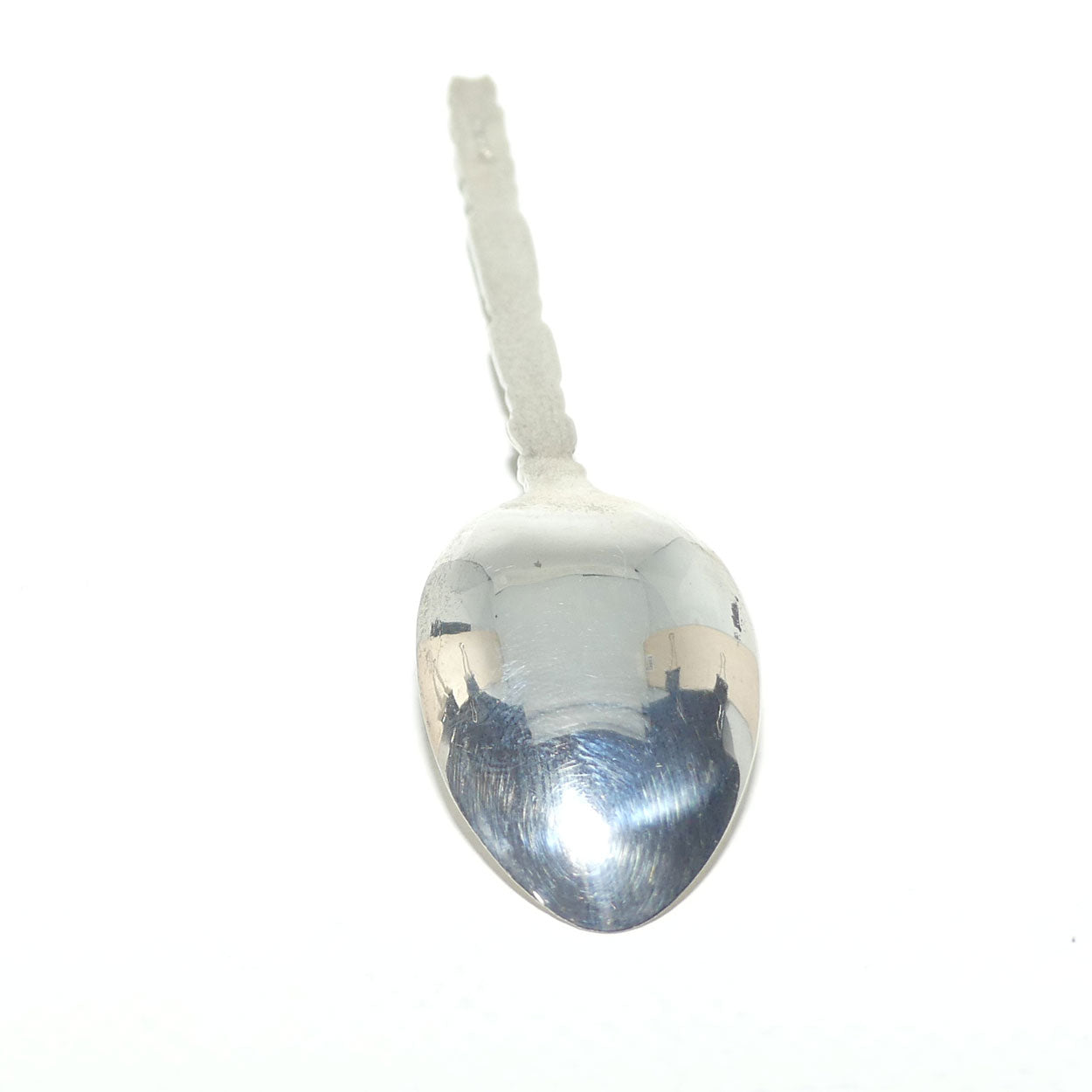 New Zealand Sterling Silver souvenir teaspoon | Pou Whenua handle