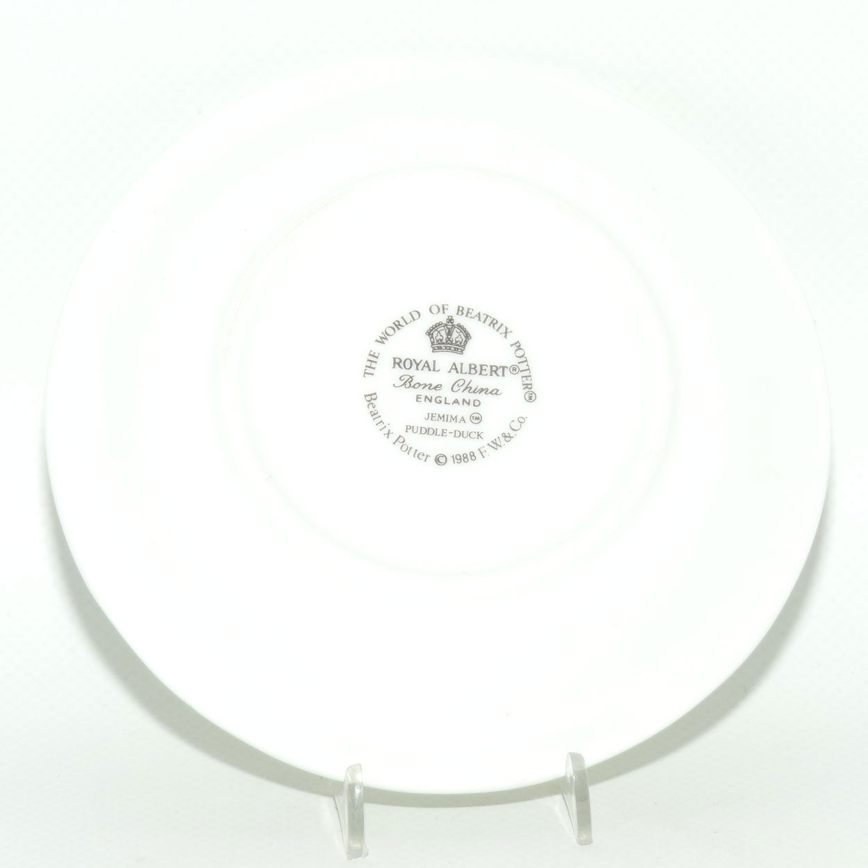 Royal Albert Beatrix Potter | The World of Beatrix Potter | Jemima Puddle-Duck | 12cm coaster | boxed