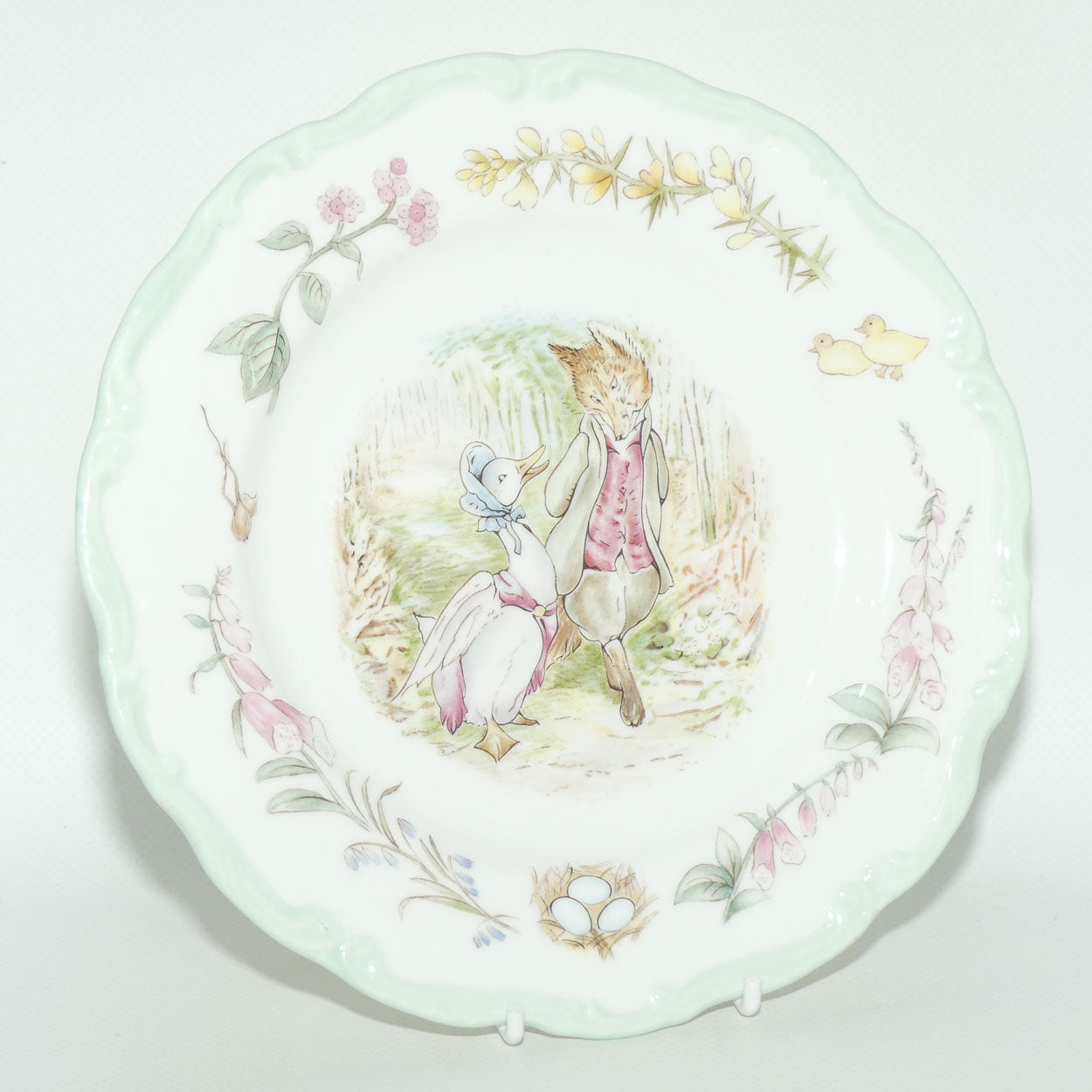 Royal Albert Beatrix Potter | The World of Beatrix Potter Teatime Collection | Jemima Puddle-Duck |  20.5cm figured edge plate | boxed