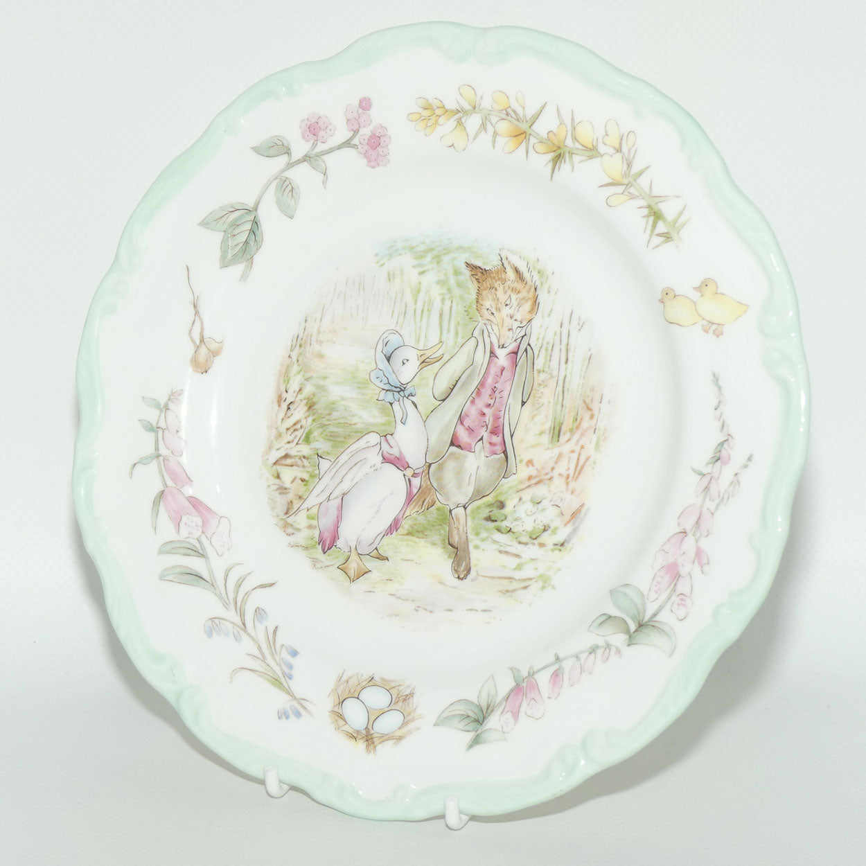 Royal Albert Beatrix Potter | The World of Beatrix Potter Teatime Collection | Jemima Puddle-Duck |  20.5cm figured edge plate | boxed