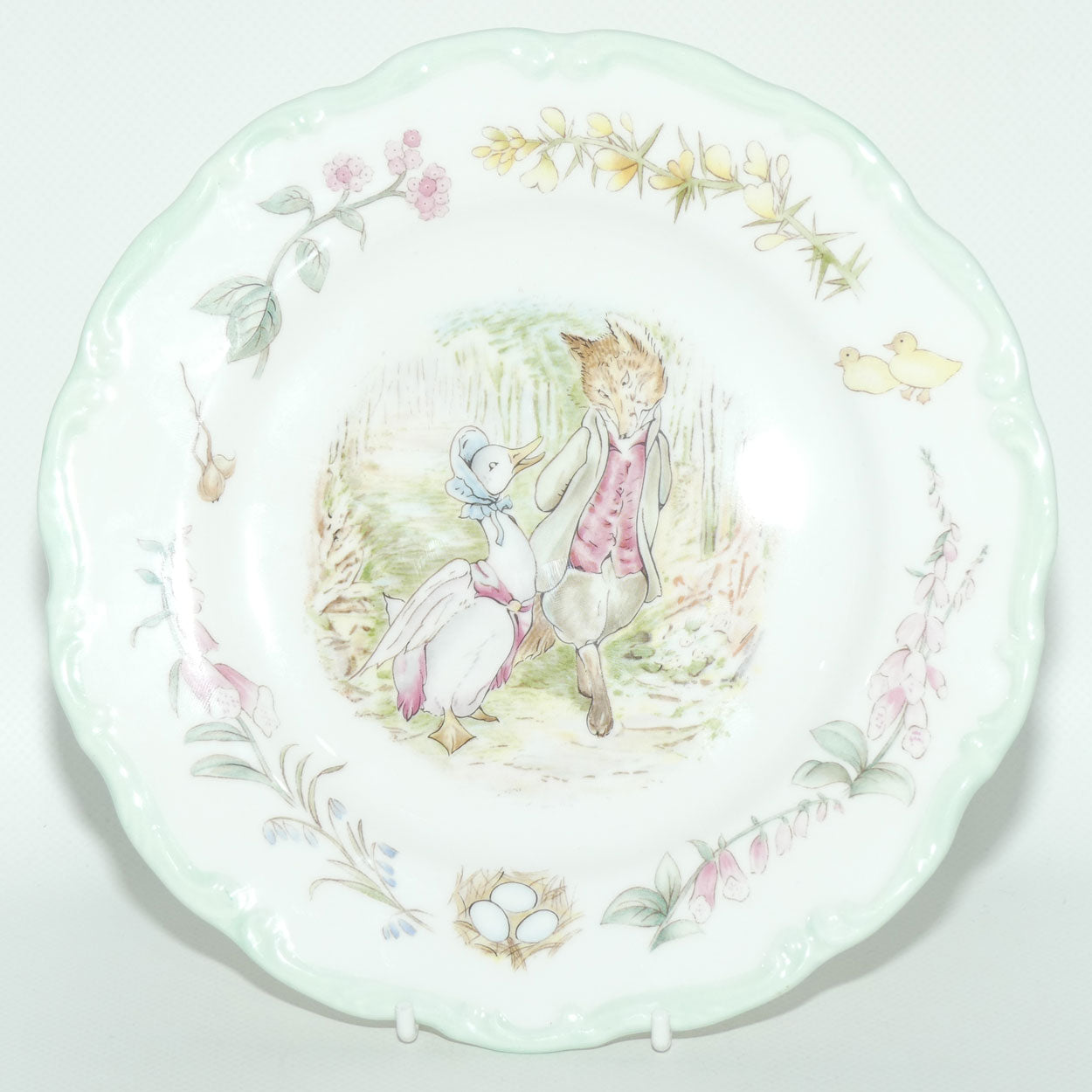Royal Albert Beatrix Potter | The World of Beatrix Potter Teatime Collection | Jemima Puddle-Duck |  20.5cm figured edge plate | boxed
