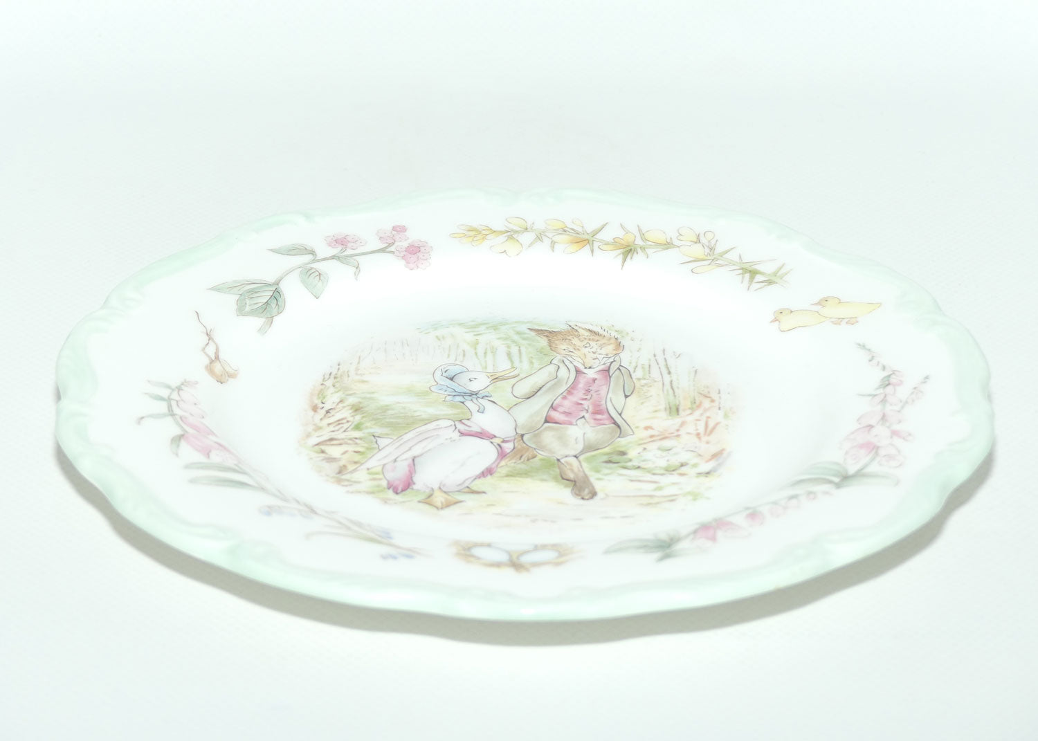 Royal Albert Beatrix Potter | The World of Beatrix Potter Teatime Collection | Jemima Puddle-Duck |  20.5cm figured edge plate | boxed