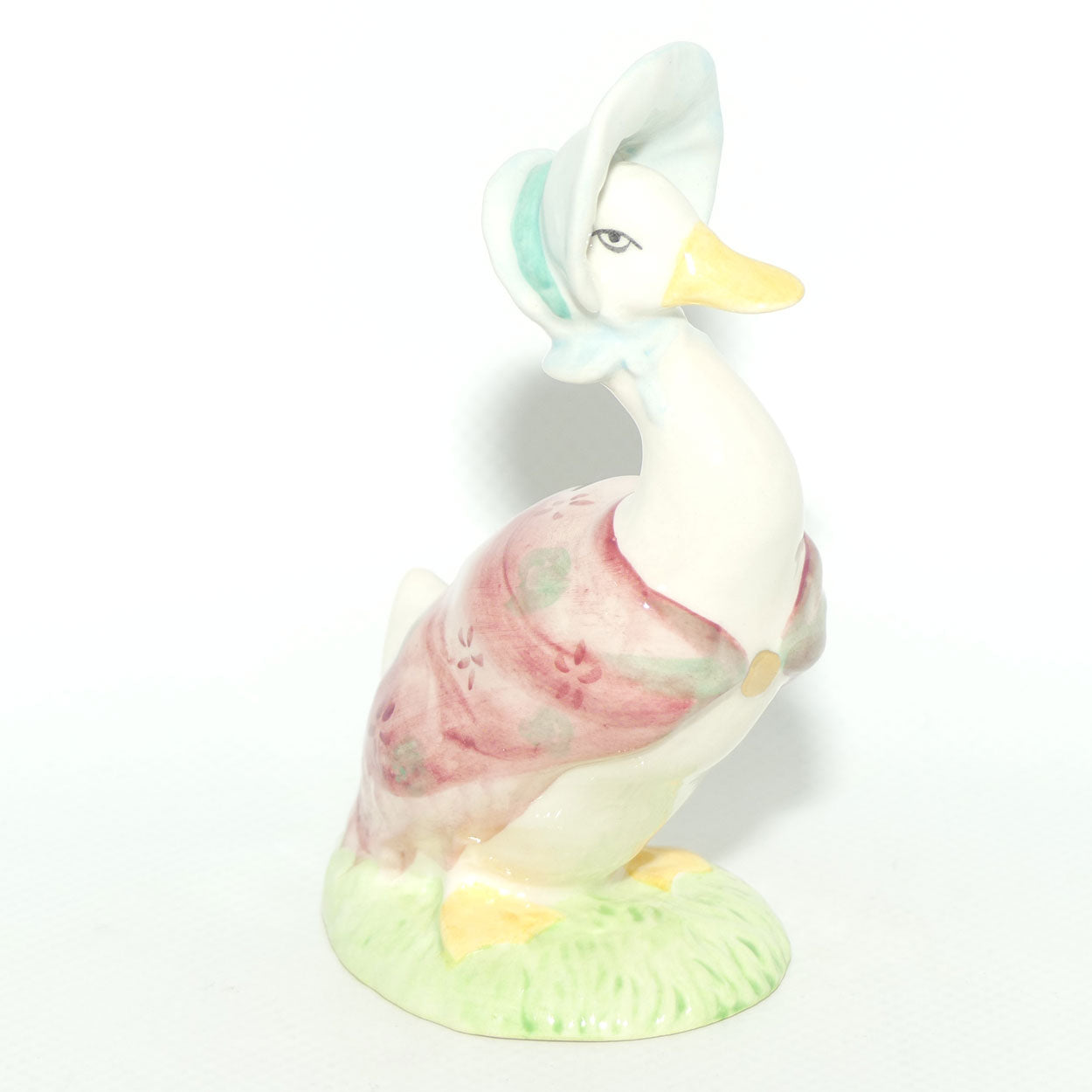Beswick Beatrix Potter Jemima Puddle-Duck | Gold Scarf Clip | BP9b | boxed