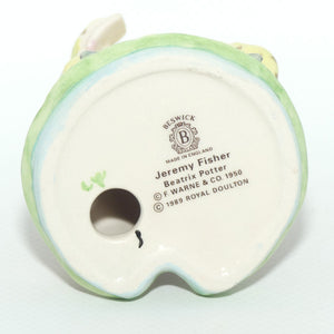 Beswick Beatrix Potter Jeremy Fisher | Striped | BP10a | boxed