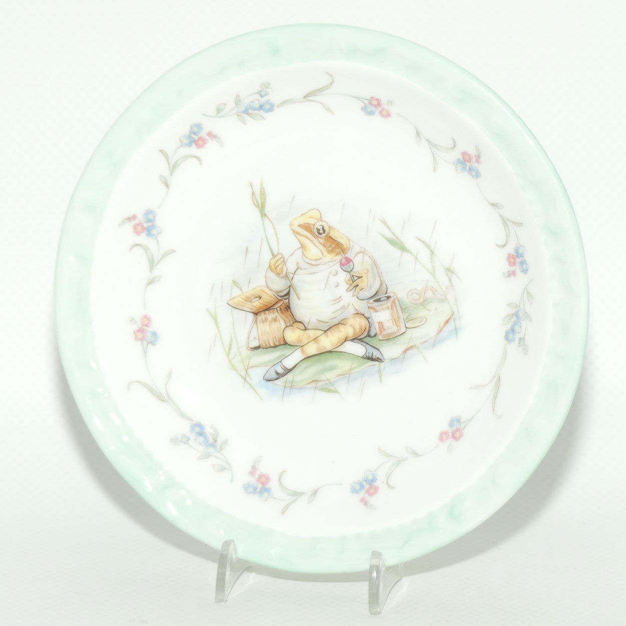 Royal Albert Beatrix Potter | The World of Beatrix Potter | Jeremy Fisher | 12cm coaster | boxed