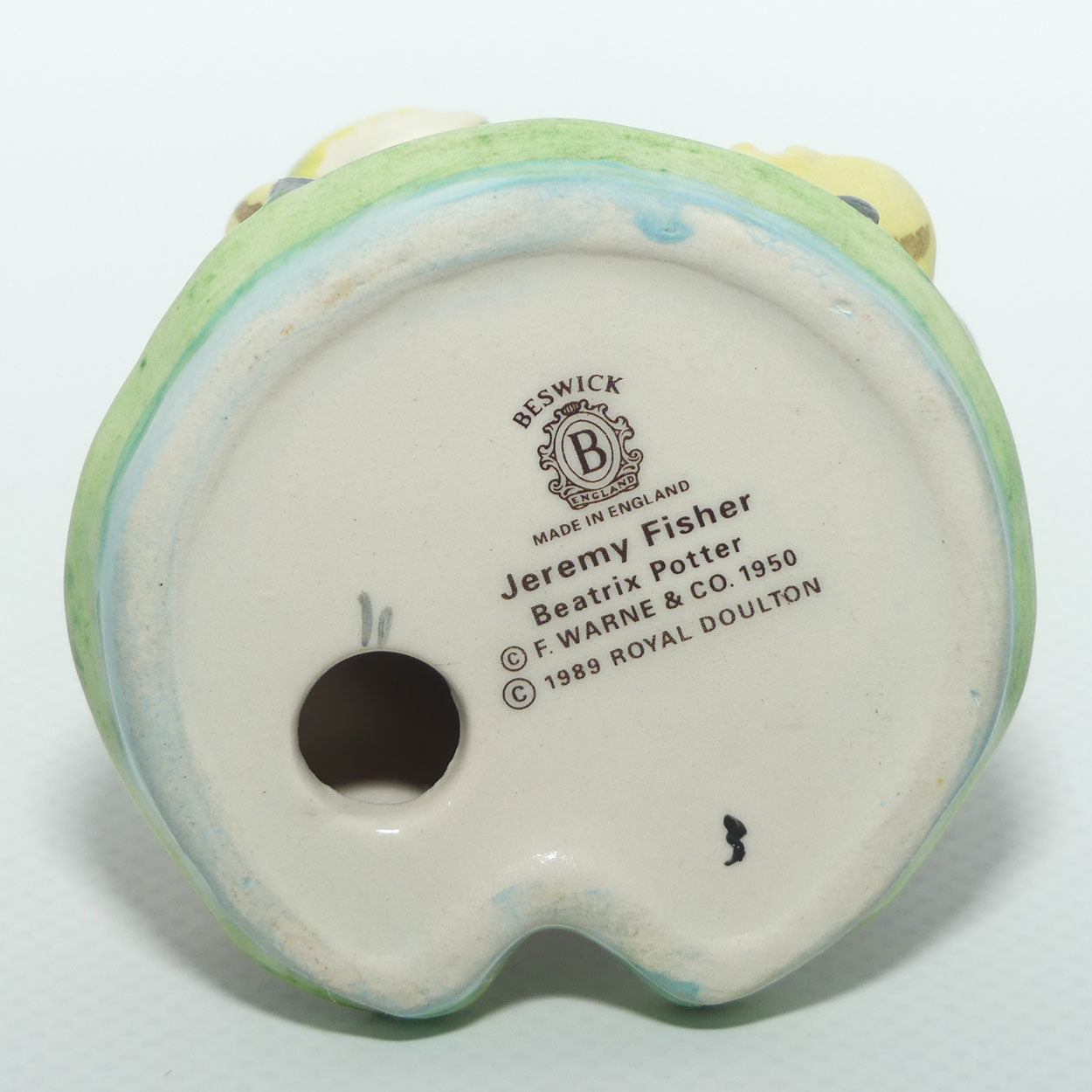 Beswick Beatrix Potter Jeremy Fisher | Striped Legs | BP10a