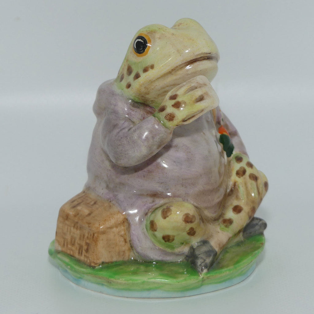 Beswick Beatrix Potter Mr Jeremy Fisher | Spotted | BP2a Gold Oval