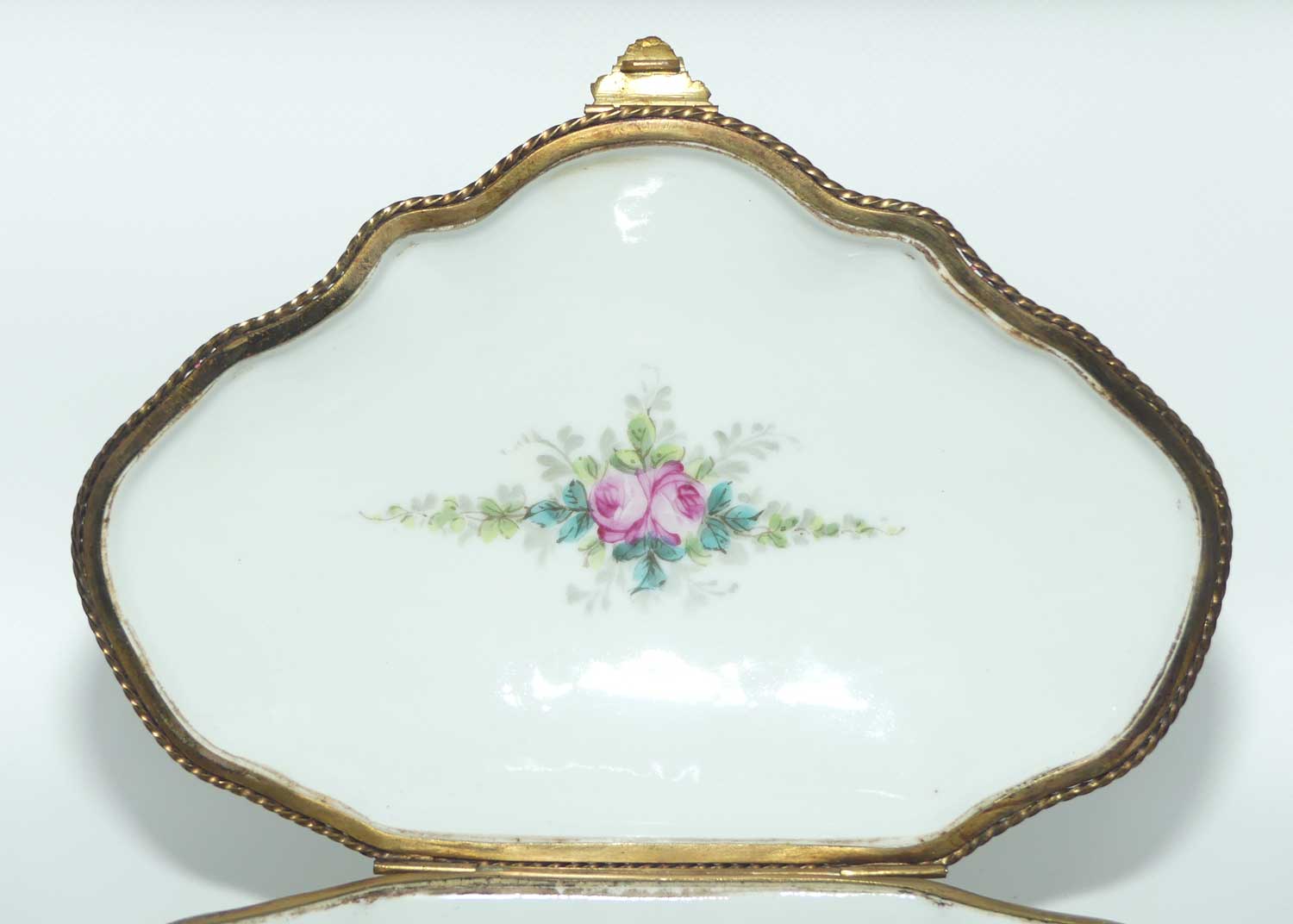 Superb French Sevres style Dressing table Casket | Coffret en Porcelaine | Zug