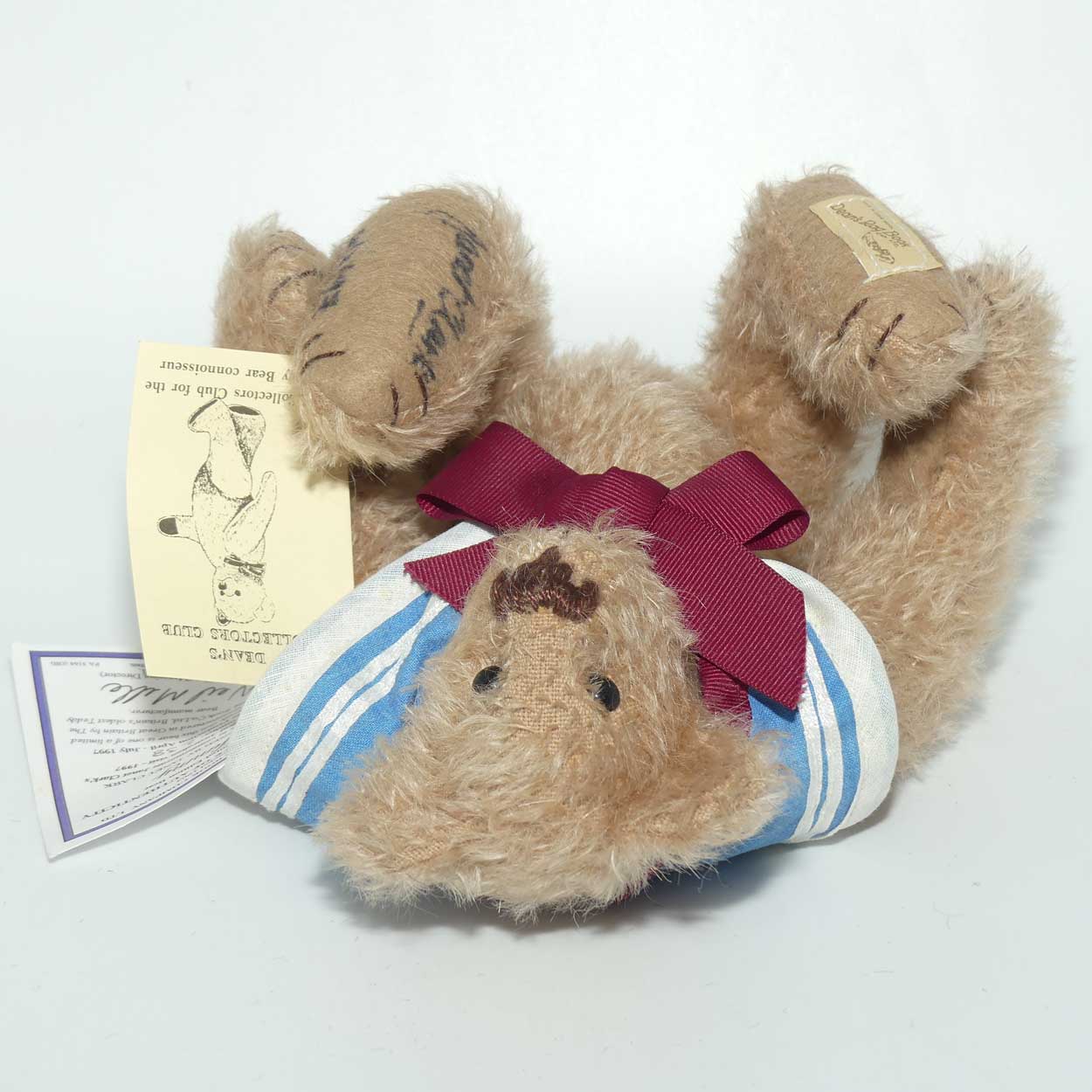 Vintage Deans Rag Book Co Ltd Teddy Bear | Jimmy | Ltd Ed signed Janet Clark