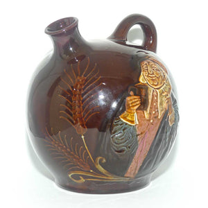 Royal Doulton Kingsware John Barleycorn flask | Ball shape