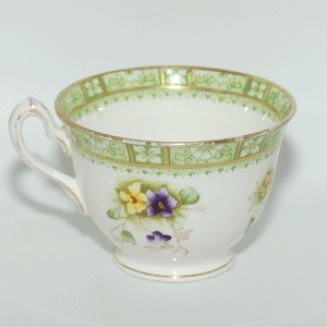 English Floral Bone China trio for John W. Randall Queen Street Brisbane