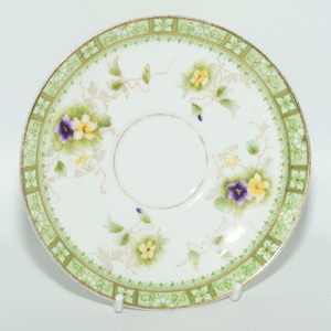 English Floral Bone China trio for John W. Randall Queen Street Brisbane