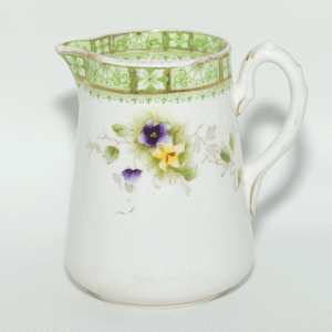 English Floral Bone China milk jug for John W. Randall Queen Street Brisbane