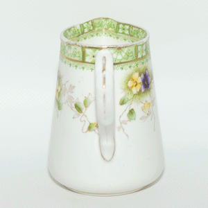 English Floral Bone China milk jug for John W. Randall Queen Street Brisbane