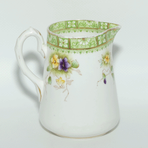 English Floral Bone China milk jug for John W. Randall Queen Street Brisbane