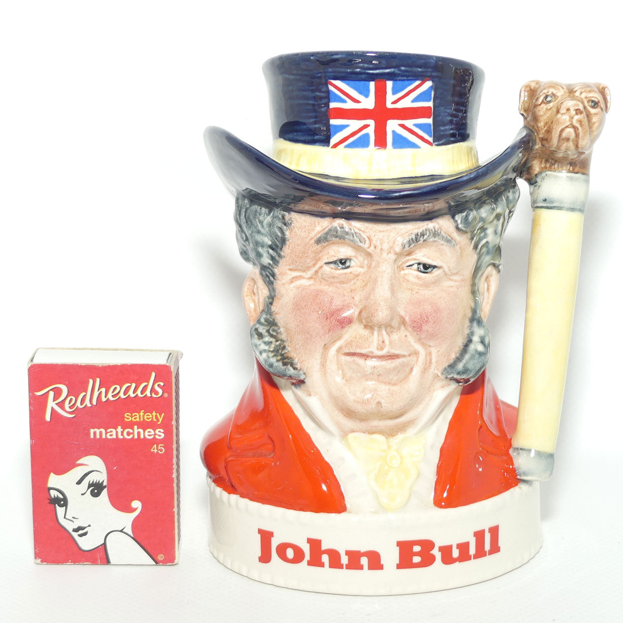 D- Royal Doulton small character jug John Bull