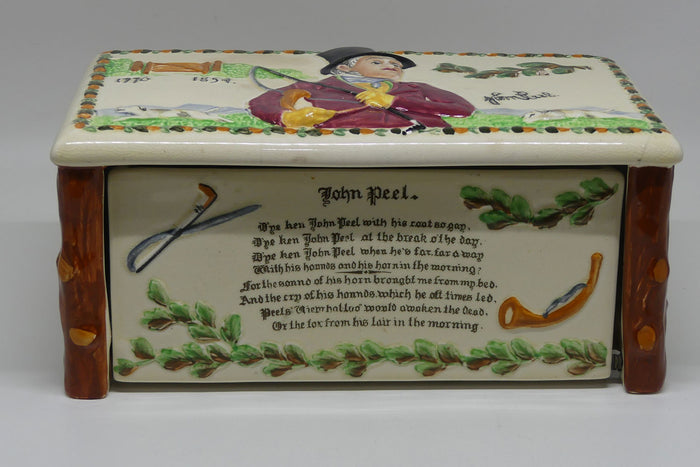 Crown Devon Fieldings John Peel Fox Hunting musical cigarette box