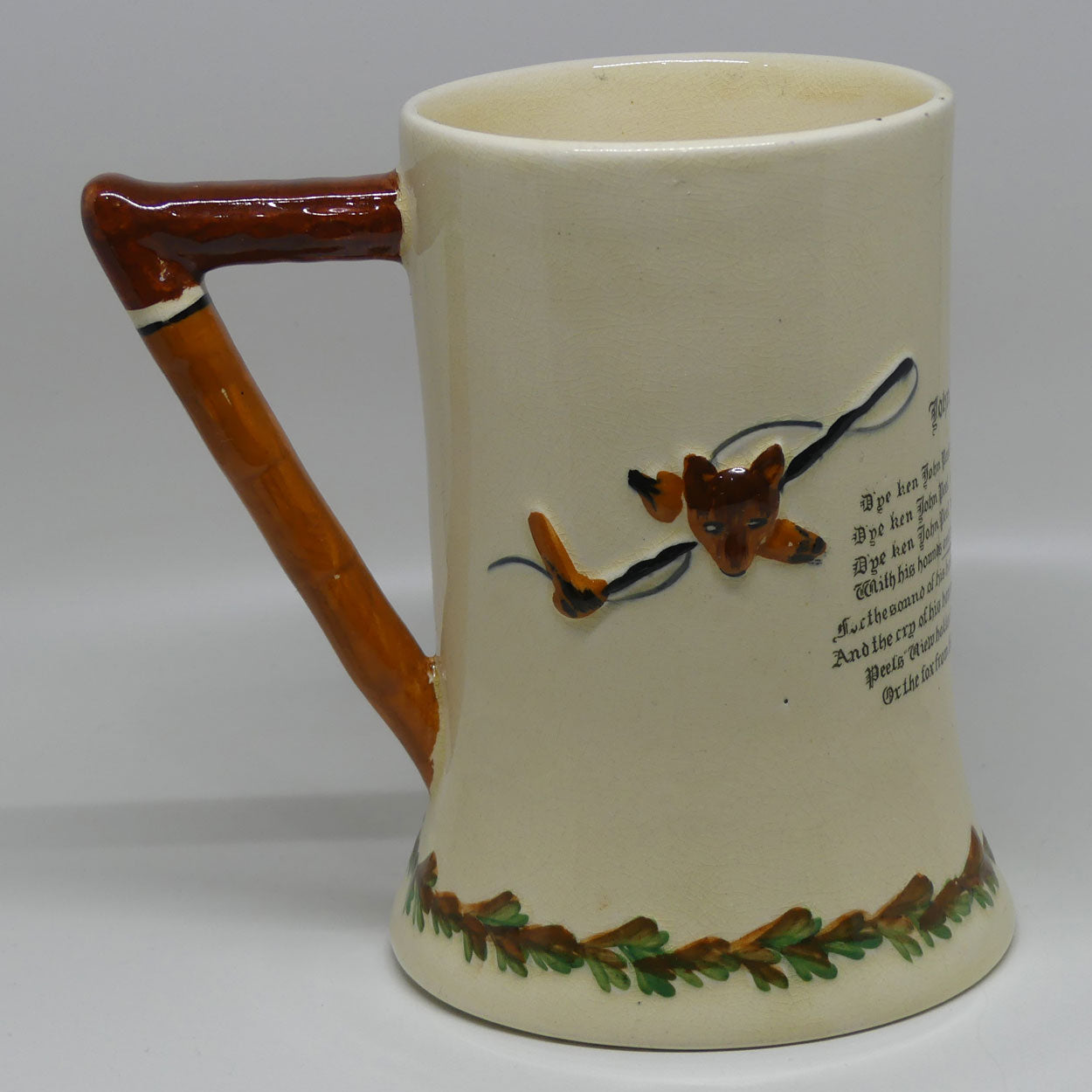 Crown Devon Fieldings John Peel Fox Hunting musical tankard