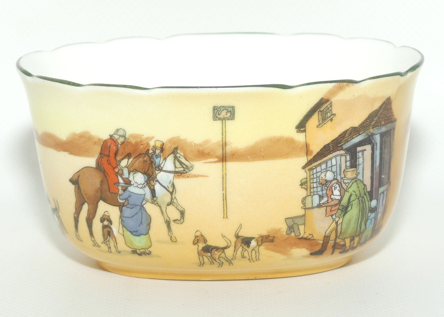 Royal Doulton Hunting | John Peel oval sugar bowl E3804