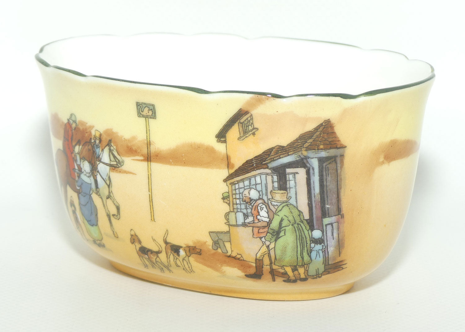 Royal Doulton Hunting | John Peel oval sugar bowl E3804