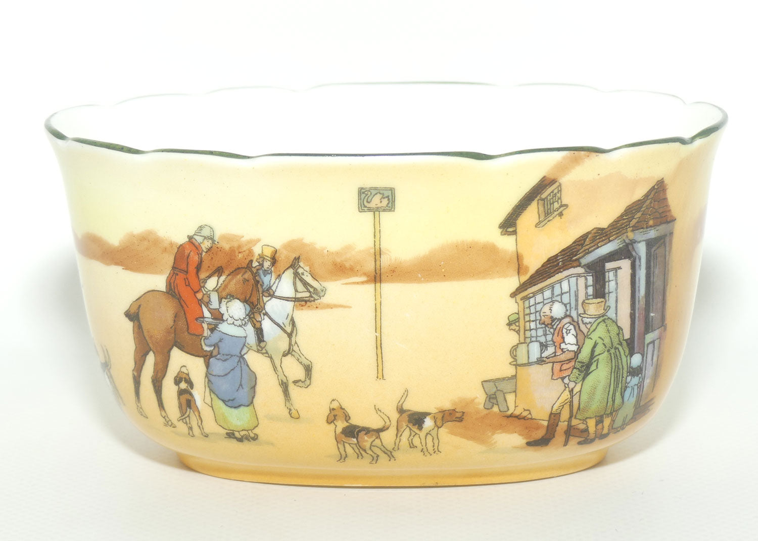 Royal Doulton Hunting | John Peel oval sugar bowl E3804