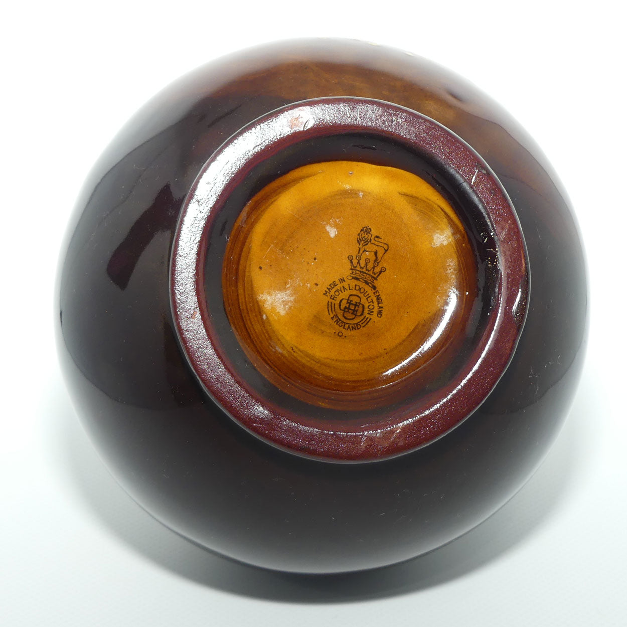 Royal Doulton Kingsware He's a Jolly Good Fellow flask