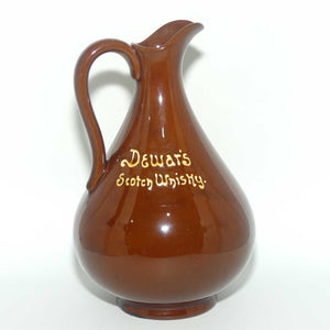 Royal Doulton Kingsware The Jovial Monk pear shape flask | Dewars