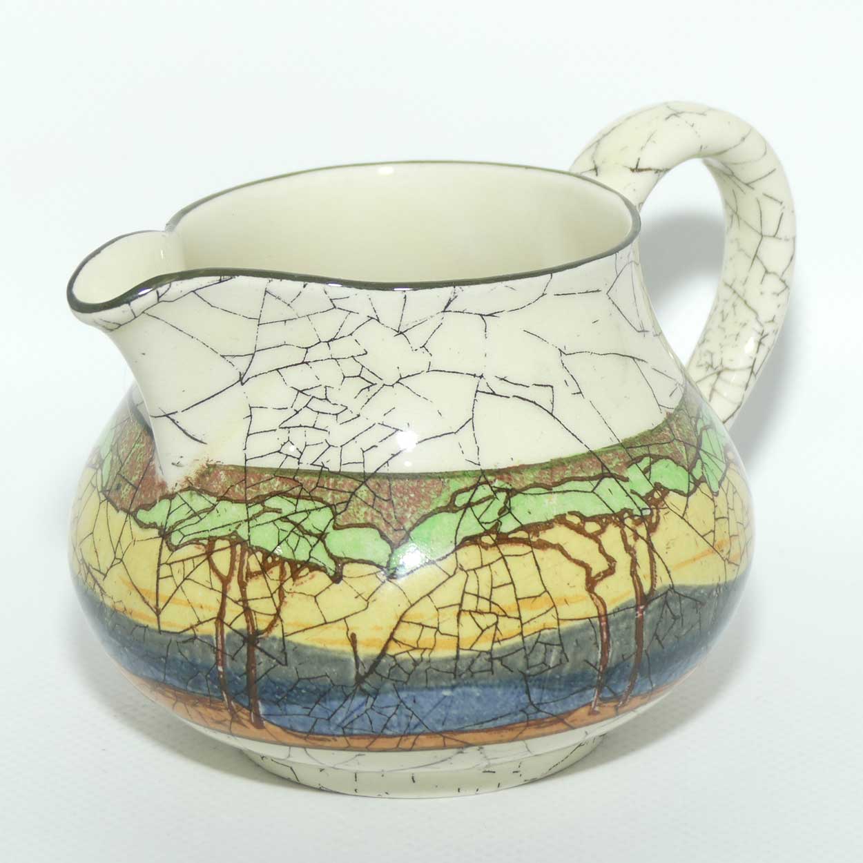 Royal Doulton Deadwood Crackle pattern Newlyn shape jug D3399