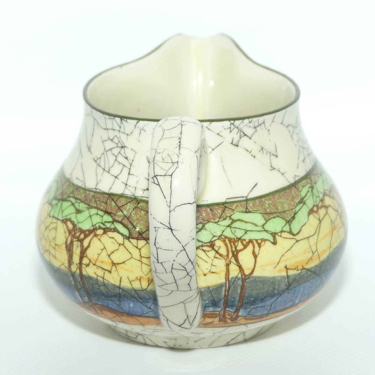 Royal Doulton Deadwood Crackle pattern Newlyn shape jug D3399