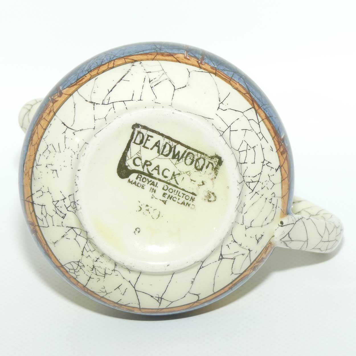 Royal Doulton Deadwood Crackle pattern Newlyn shape jug D3399
