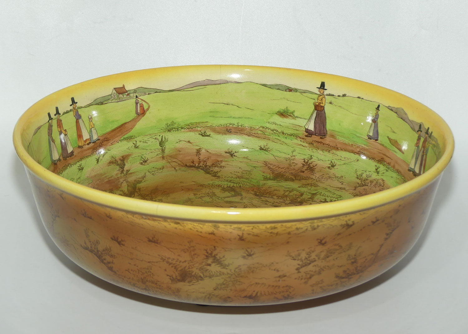 Royal Doulton Welsh pattern Mayfair shape jug and basin set D2717