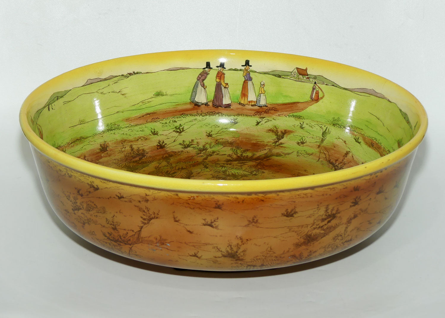 Royal Doulton Welsh pattern Mayfair shape jug and basin set D2717