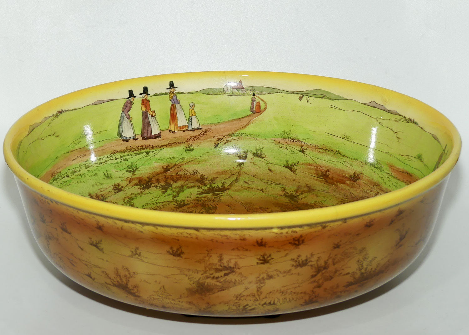 Royal Doulton Welsh pattern Mayfair shape jug and basin set D2717