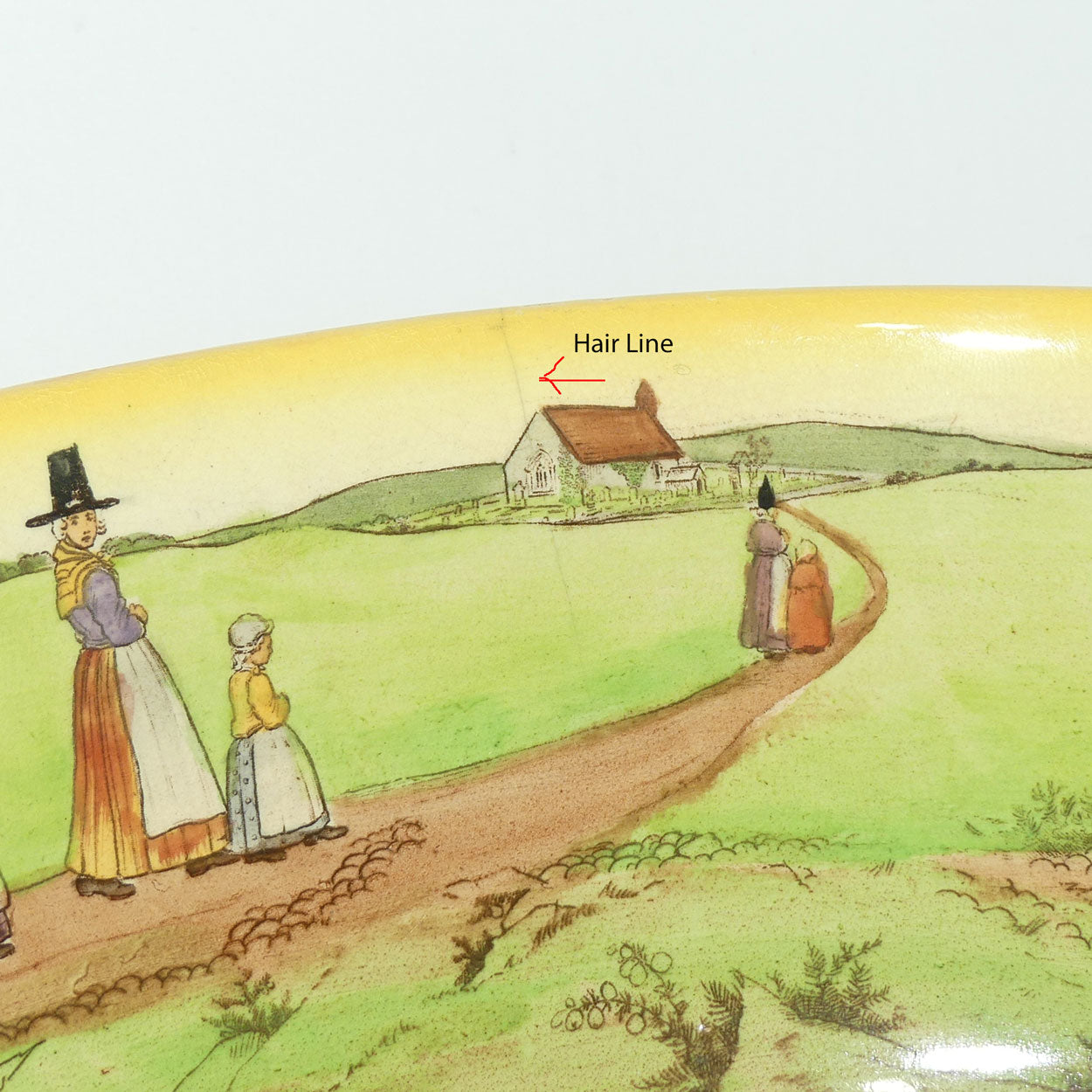 Royal Doulton Welsh pattern Mayfair shape jug and basin set D2717