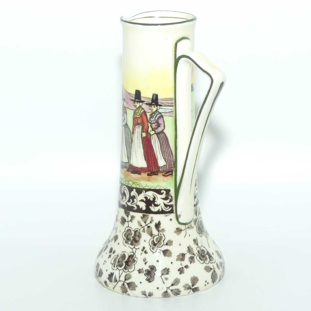 Royal Doulton Welsh jug with flower patterning | Shape 1691A | Bone China body