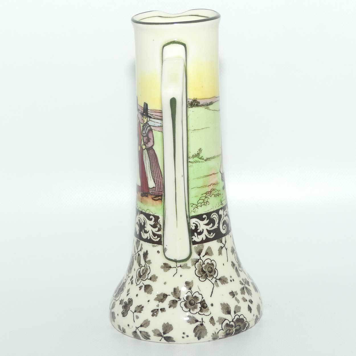 Royal Doulton Welsh jug with flower patterning | Shape 1691A | Bone China body