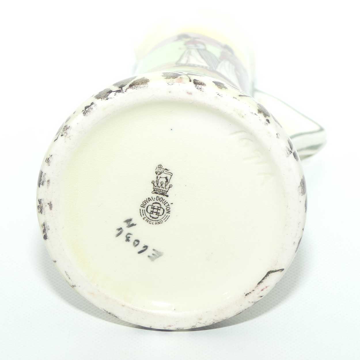 Royal Doulton Welsh jug with flower patterning | Shape 1691A | Bone China body