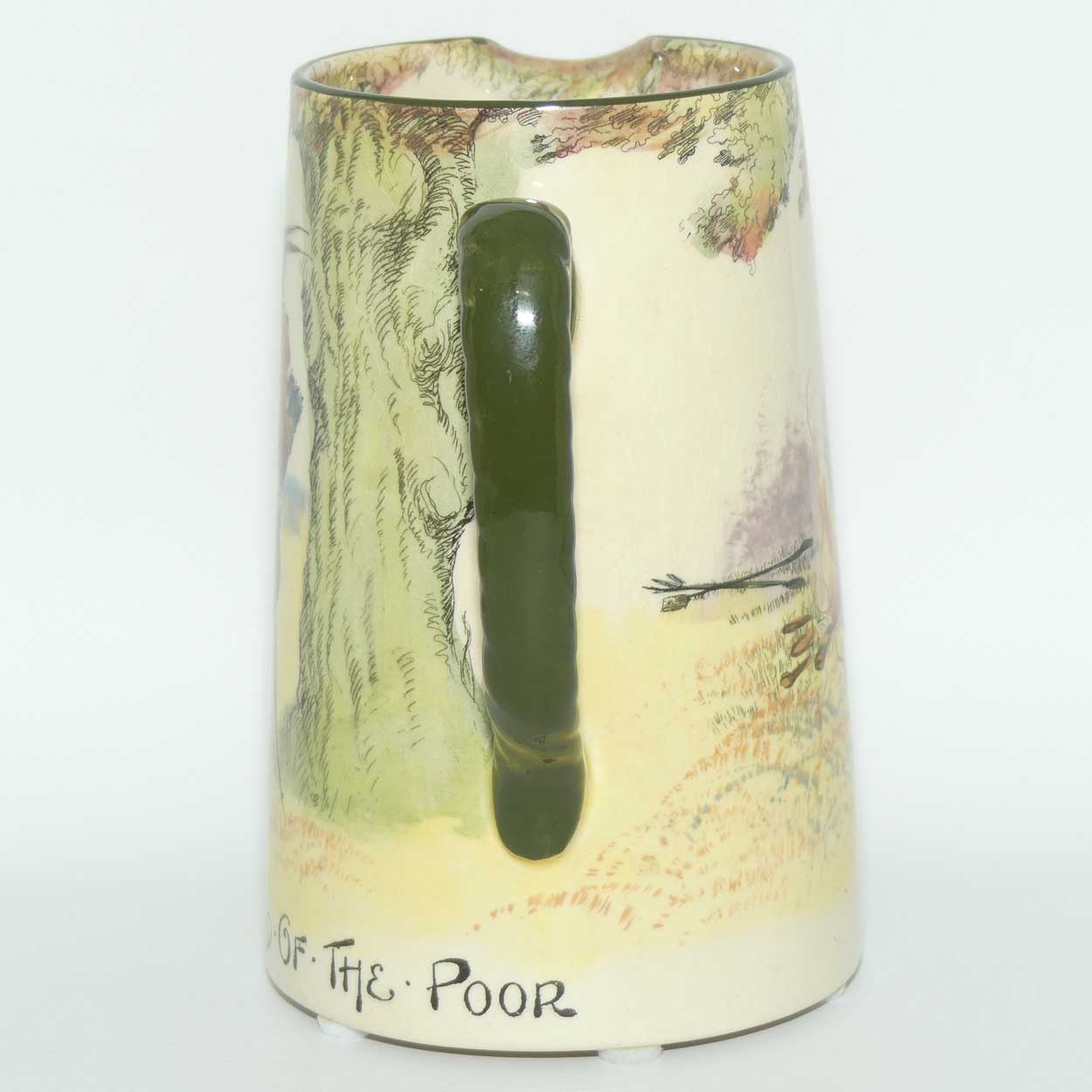 Royal Doulton Under the Greenwood Tree | Robin Hood jug with rope twist handle | Robin Hood The Friend of the Poor